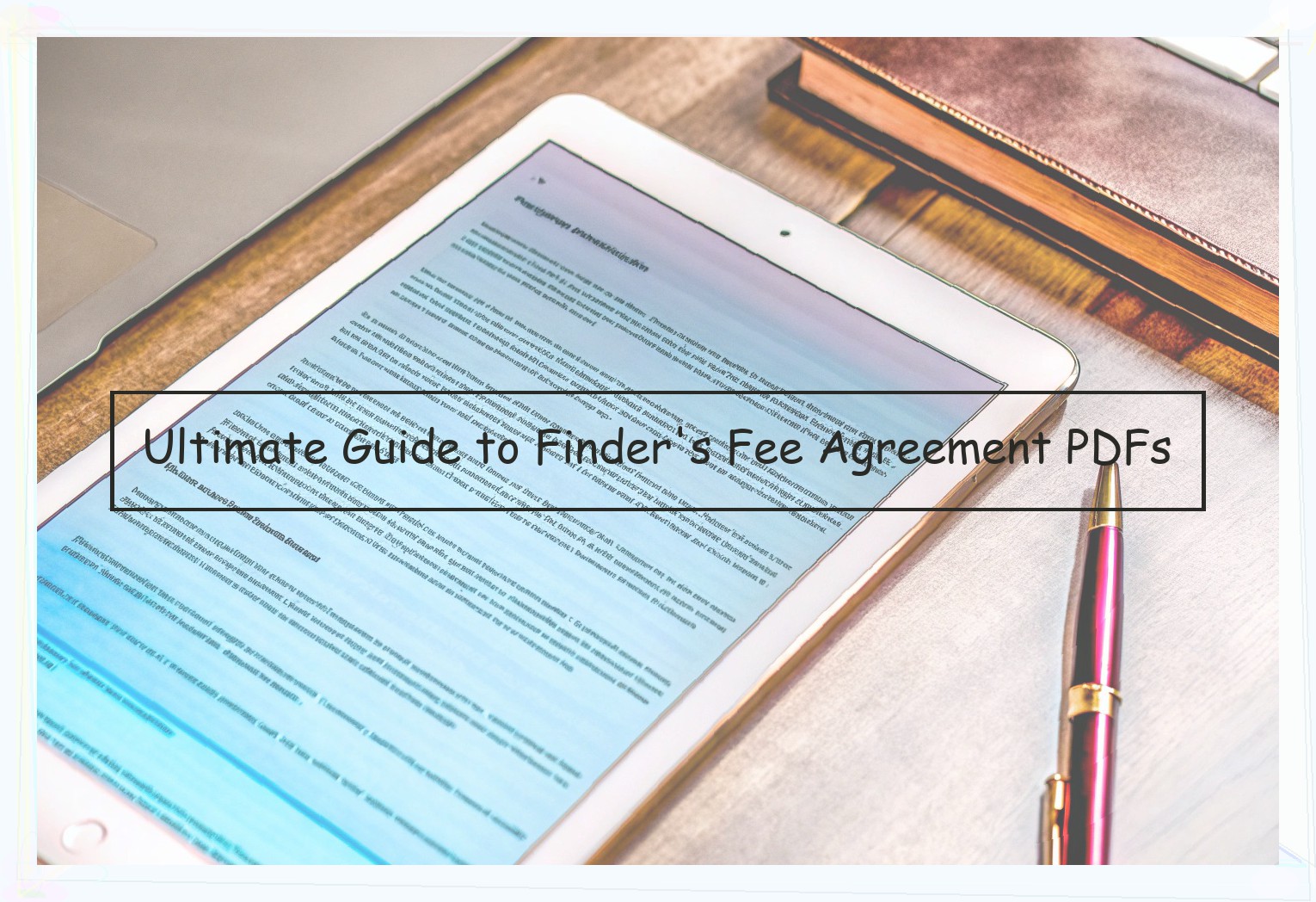 Ultimate Guide to Finder’s Fee Agreement PDFs